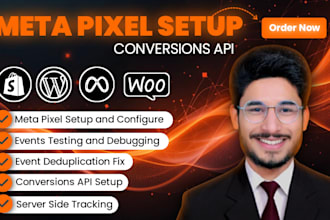 fix and set up meta pixel and conversions API for ecommerce tracking