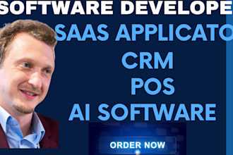 full stack web app developer, develop or clone ai software, crm, pos, saas app