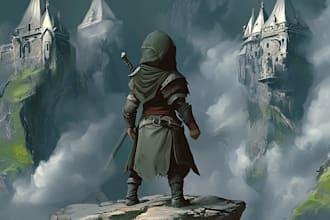 draw fantasy or character art for a game art