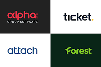 do custom text logo design