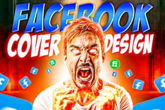 create a professional facebook cover or banner design