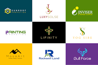 create modern minimalist business logo design