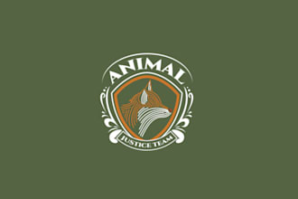 make classic animal justice team logo