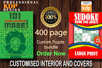 create sudoku word search mazes and crossword activity puzzle books for kids