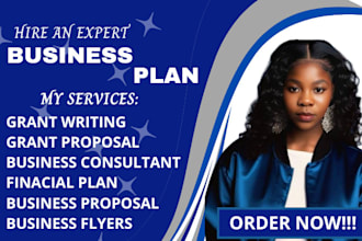 create business plan for startup, nonprofit, partnership, loan approval