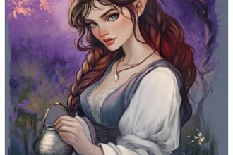 draw female characters for you