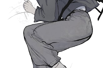 do a digital art commission in my comic style