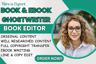 be KDP ebook writer book editor proofread self help nonfiction ebook ghostwriter