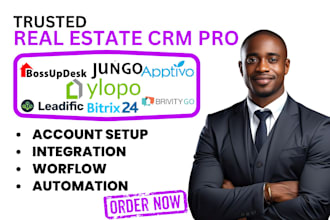 setup bossupdesk leadific jungo crm ylopo brivity apptivo bitrix 24 workflow