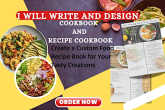 create a custom food recipe book for your tasty creations