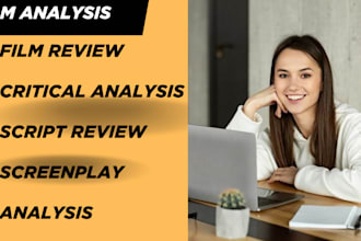 write a detailed film analysis or movie review paper, concert analysis