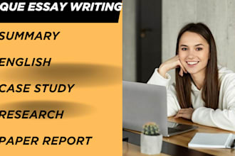 do urgent papers, case studies, film analysis, research lit review and summaries