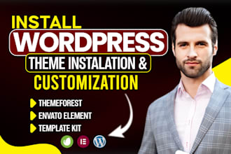 do themeforest envato wordpress theme installation, demo import, customization
