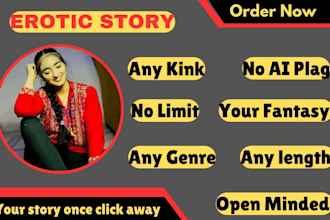 write seductive, nsfw, bdsm, fantasy, kinky erotic stories, novel, and ebook