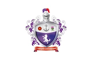design wonderful coat of arms logo
