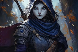 do dnd character art and dnd character