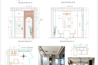 create precise interior elevation working drawings for your project