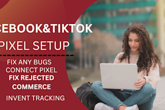 setup tiktok  pixel, metal facebook pixel, conversion API shopify pixel