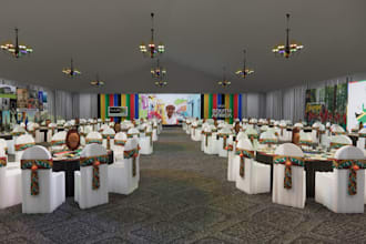 create your event layout 3d design