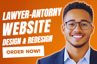 build lawyer, lawfilm attorney website, design legal office, notary landing page