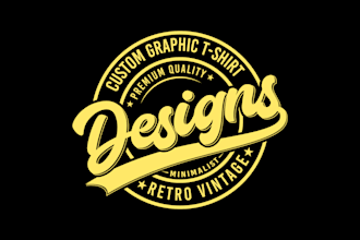 design custom graphic minimalist t shirt and merchandise