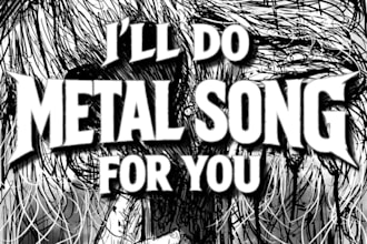 make instrumental metal song for you
