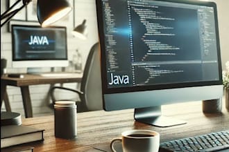 code in java for projects including application window and string builder