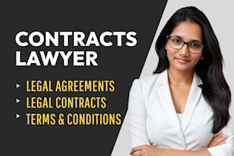 draft legal contracts, ndas and terms and conditions