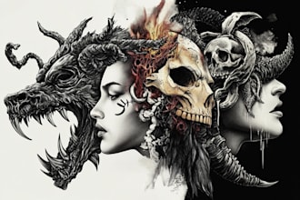 create a custom tattoo design from a tattoo artist