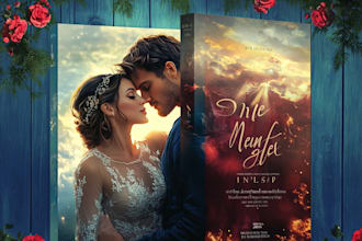 design professional romance and novel book covers