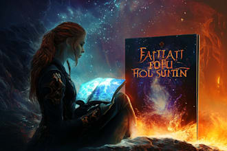 design unique fantasy, sci fi, horror book cover and ebook cover