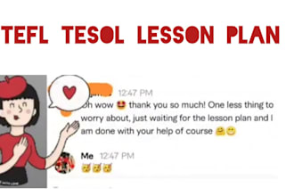 create a custom tefl tesol lesson plan with worksheets
