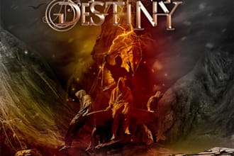 design fantasy book cover or ebook cover