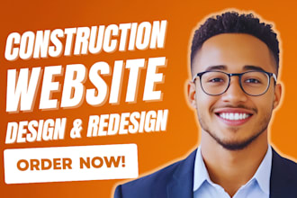 design construction website build modern hvac cleaning contractor and solar site