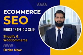 do complete ecommerce seo for store on shopify and woocomerce to increase sales