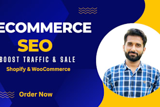do complete ecommerce seo for store on shopify and woocomerce to increase sales
