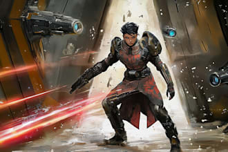 create characters from science fiction or fantasy