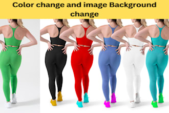 color change and image background  change of anything