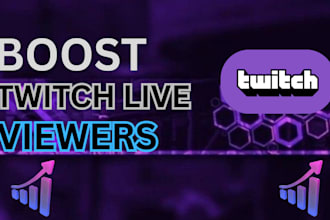 boost twitch live viewers organically
