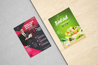 design a custom business flyer, poster, or brochure in 24 hours