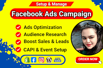 be your professional facebook ads campaign manager to boost your online business