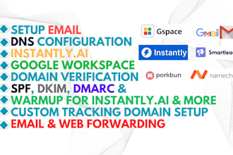 setup instantly ai for email warmup cold email outreach campaigns with gsuite