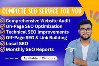 optimize complete seo website for google ranking and organic traffic