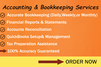 do accurate quickbooks bookkeeping and bank reconciliation