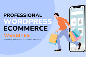 build wordpress ecommerce website using woocommerce, online store