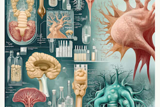 do medical, scientific and biology illustrations for you