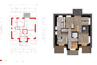 render your floor plans in photoshop