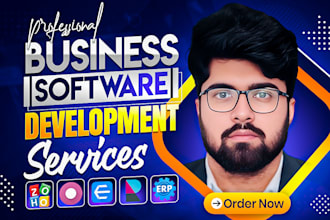 setup zoho, odoo, erpnext, perfex CRM,erp and develop custom erp, CRM saas