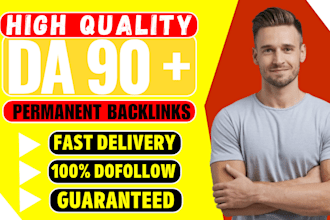 increase your website credibility with da 90 plus backlinks