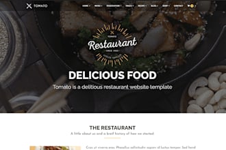 design restaurant website with online ordering system